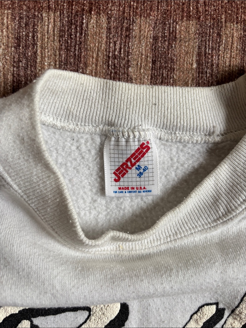 Vintage Panthers Graphic Crewneck Sweatshirt - White - Picture 3 of 5